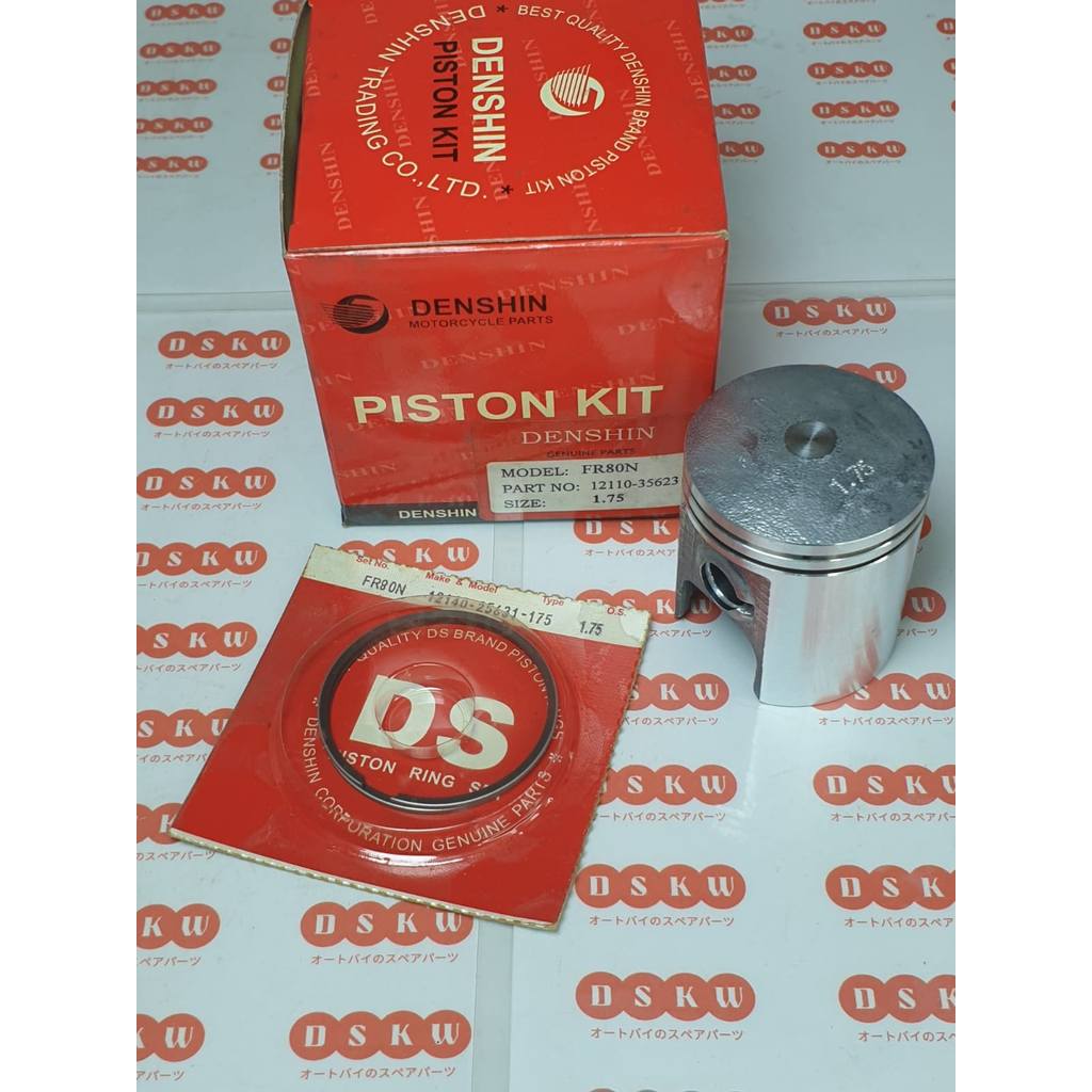 Piston & Ring Oversize 175 FR80 | FR 80 Denshin