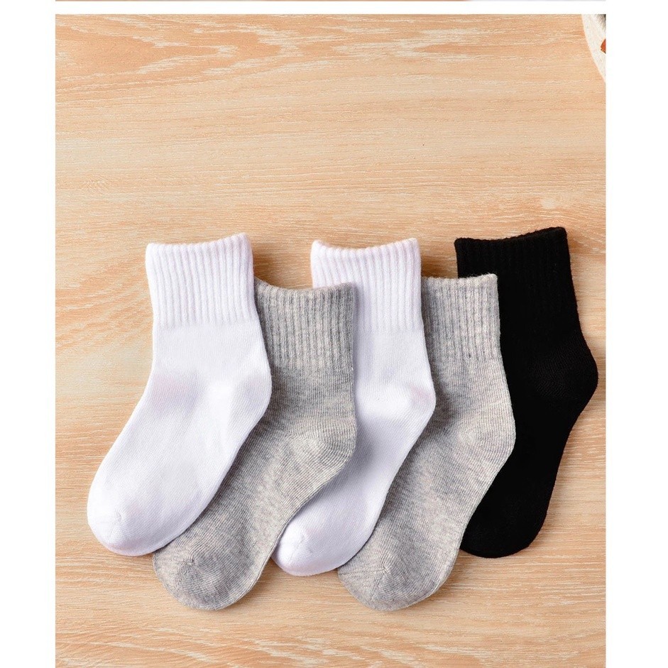 KAOS KAKI WANITA OLAH RAGA PRIA DEWASA SPORT OLAHRAGA PENDEK PANJANG WARNA PUTIH HITAM ABU COKLAT NA