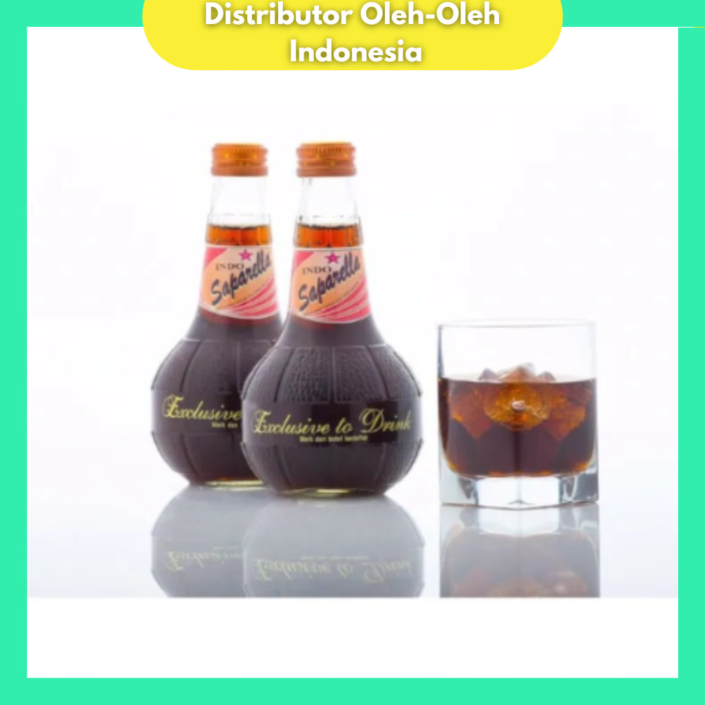 Minuman Soda Khas Jogja Soft Drink Limun Jadul INDO Saparella Sarsaparilla Oleh Oleh