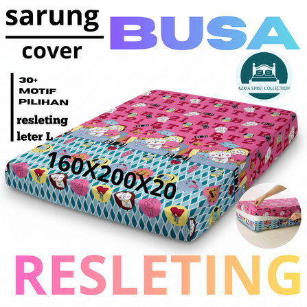(promo termurah)Sarung kasur busa resleting karakter anak cewek dan cowok harga grosir ukuran no 2 1