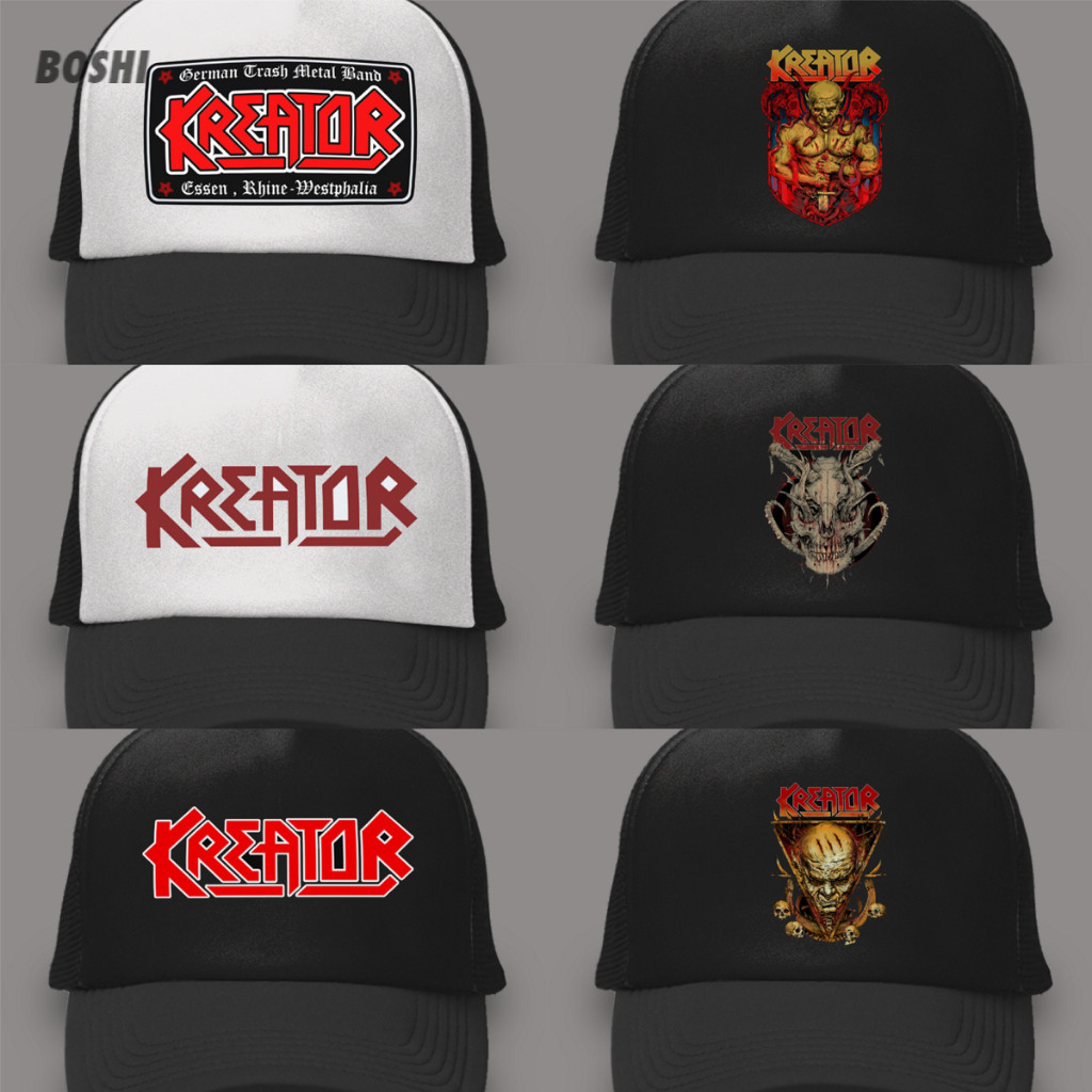 Topi Trucker Dewasa / Topi BAND MUSIK METAL PUNK ROCK KREATOR