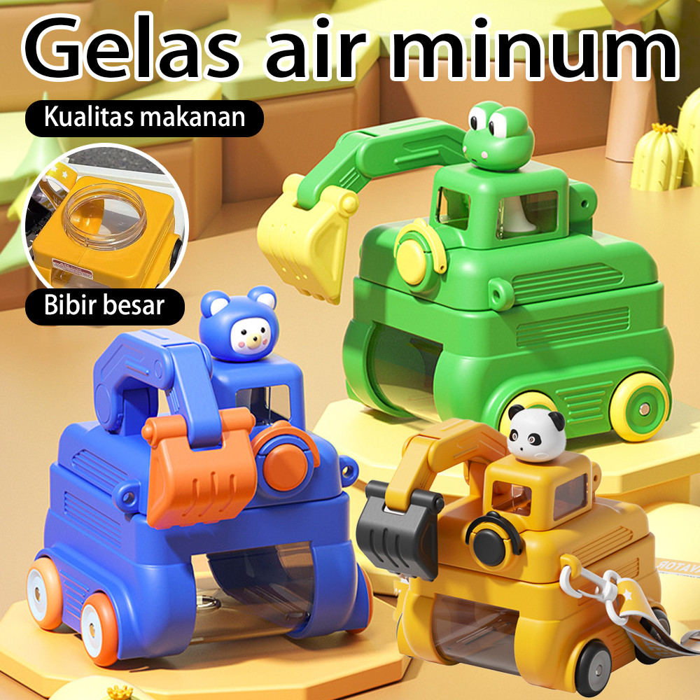 Botol Minum Anak / Botol Minum Excavator /Botol Minum Lucu / Botol Minum Unik