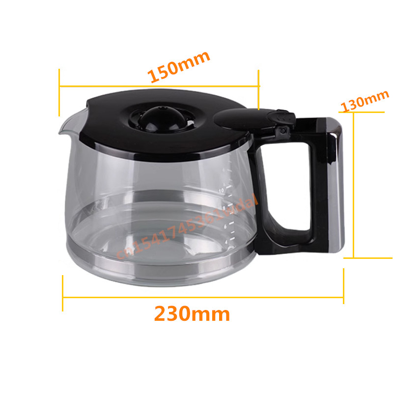 Coffee Maker Glass Jug for Philips HD7751Coffee Maker Glass Pot Parts