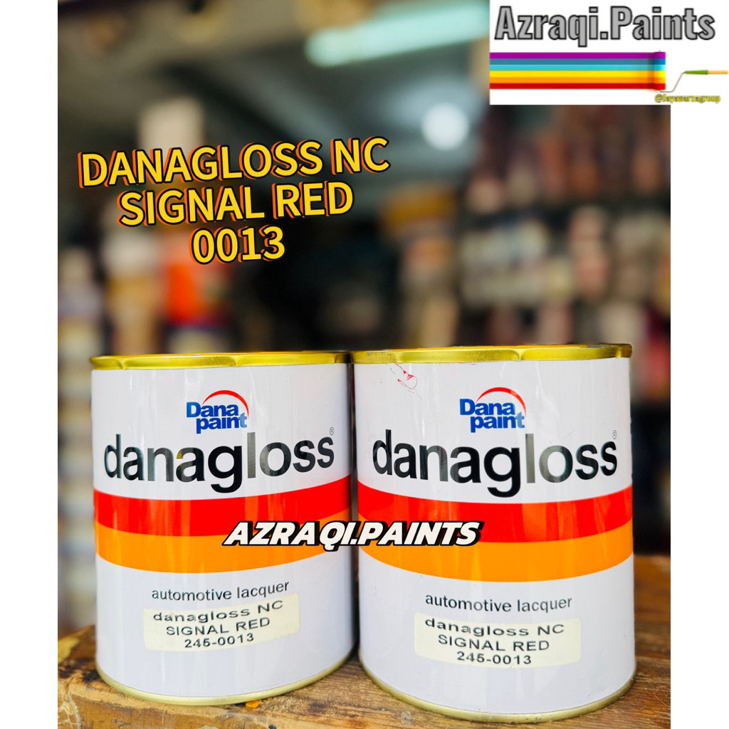 DANAGLOSS NC SOLID SIGNAL RED 0013 ( 1 KG ) CAT BERKWALITAS 100 % ORIGINAL