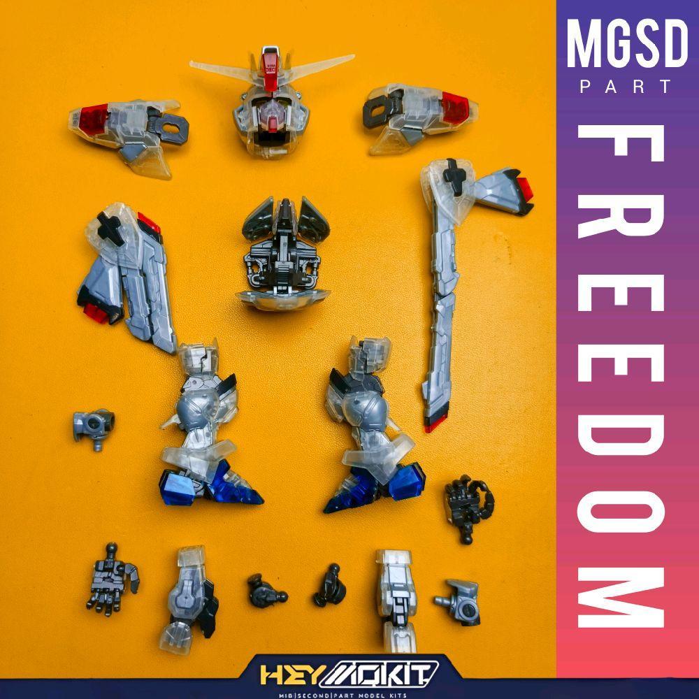 NON BANDAI MGSD FREEDOM CLEAR COLORS BASE LIMITED PART HEAD VFIN SHOULDER WAIST HAND JOINT ARM ARMS 