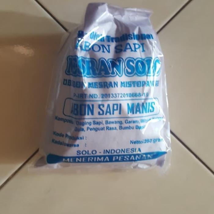 Promo ABON SAPI MESRAN MANIS ASLI PAK MESRAN KHAS SOLO