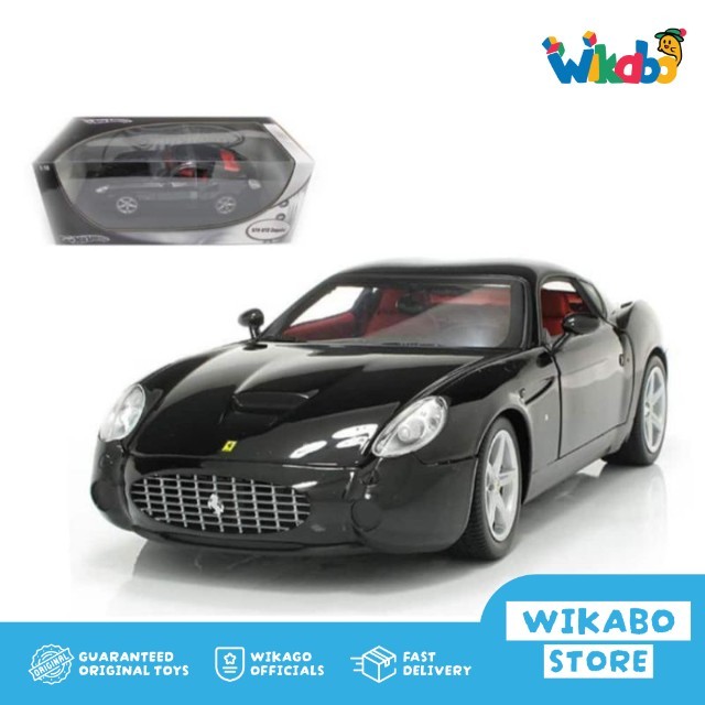 Ferrari 575 GTZ Zagato Black 1/18 Diecast Model Car by Hotwheels