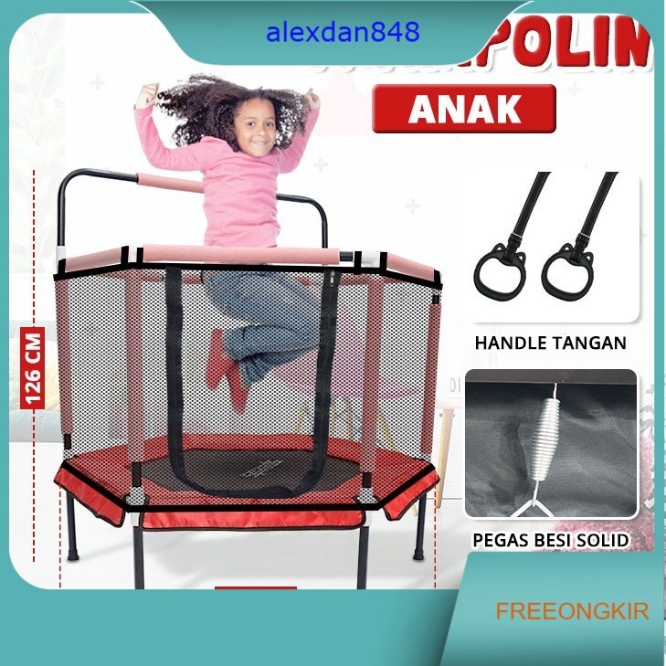Trampoline Anak Trampolin Lompat Anak Jump Mainan Olahraga Anak Outdoor Indoor 067-10