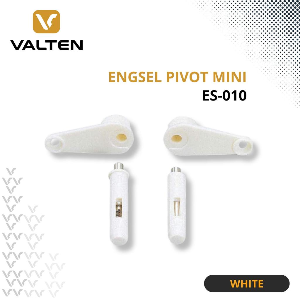 VALTEN Engsel Pivot Mini Pivot Hinges 140  Furniture Putih Pivot Tutup Stop Kontak Pivot mini kecil 