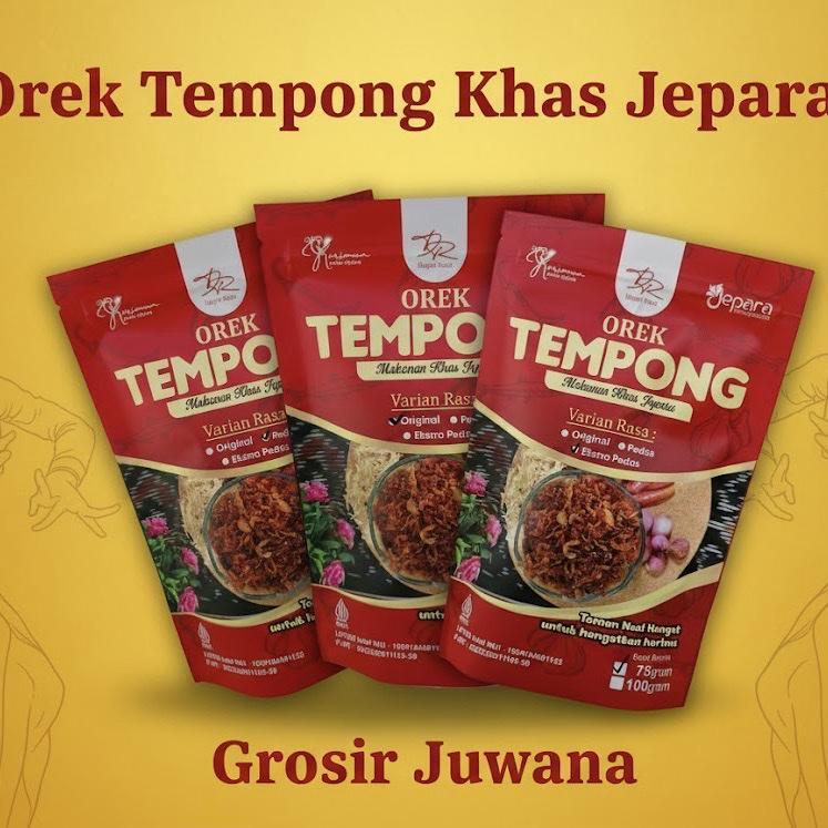 Orek Tempong Siap Saji isian banyak , Makanan Khas Jepara Oleh Oleh Teri Tempong Lauk Instan Langsun
