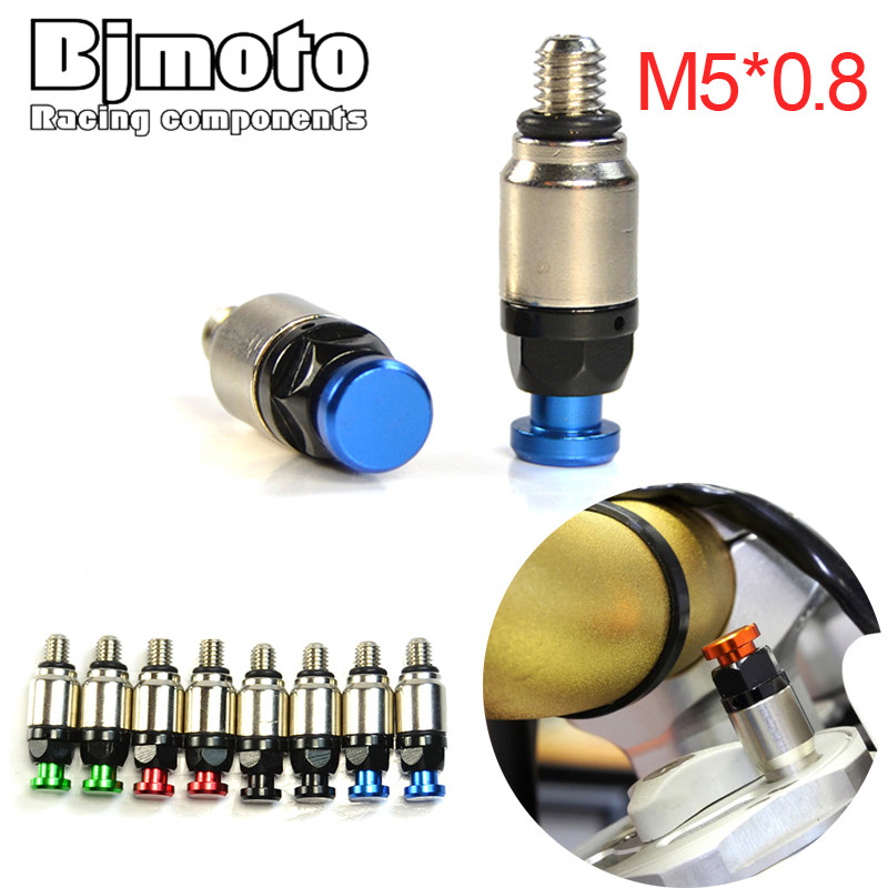 Motorcycle M5*0.8 Front Fork Air Bleeder Relief Valve For YZ YZF YZ85 YZ125 YZ250F YZ450F WR250F WR4