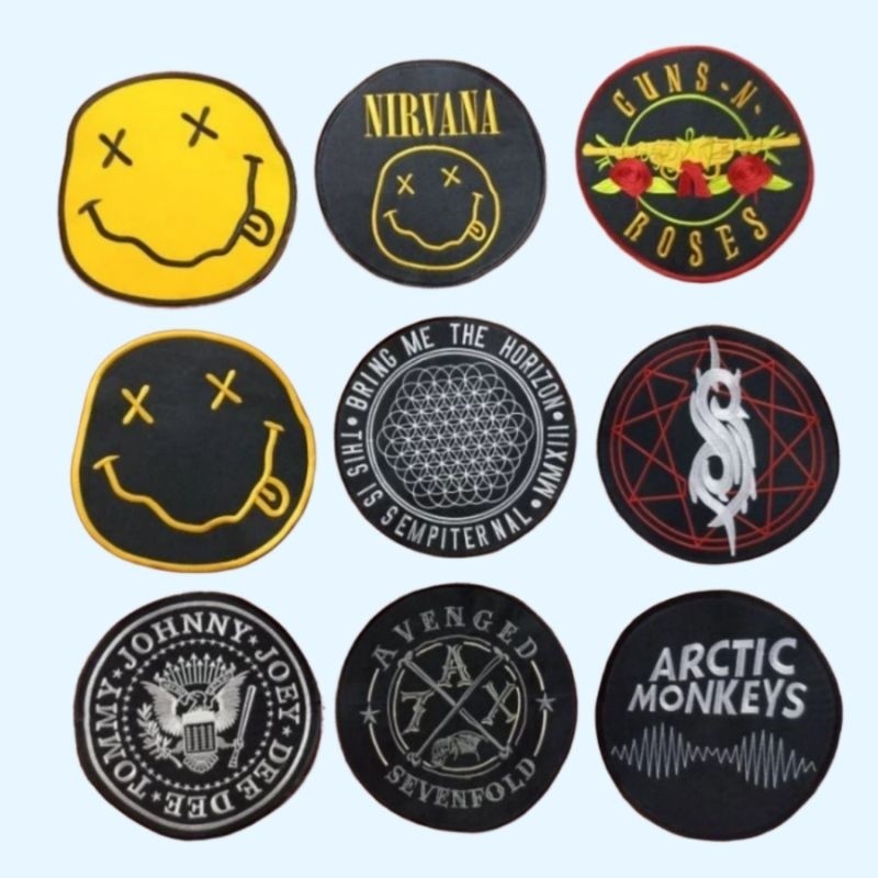 PATCH BORDIR/EMBLEM BORDIR/UNTUK DI BELAKANG JAKET/EMBLEM/PATCH/PATCH BORDIR BESAR