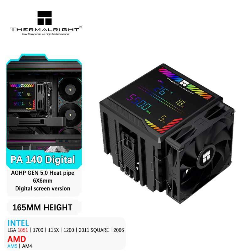Thermalright Peerless Assassin 140 gital Tower Cooler Dual Tower Dual Fan Air Cooling Raator 6x6mm H