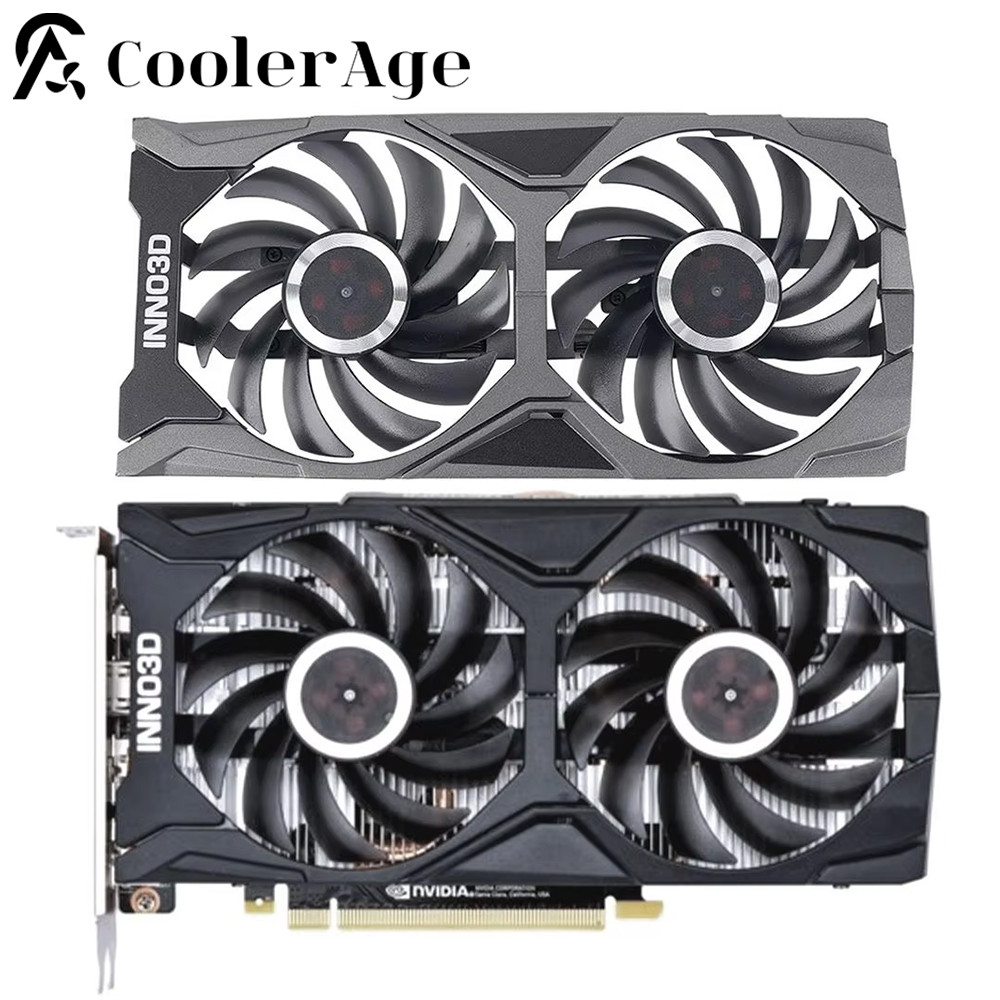 For INNO3D GeForce GTX1660 RTX2060 SUPER Twin X2 OC Video Card Fan with Case 85MM GTX1660 RTX2060 Gr