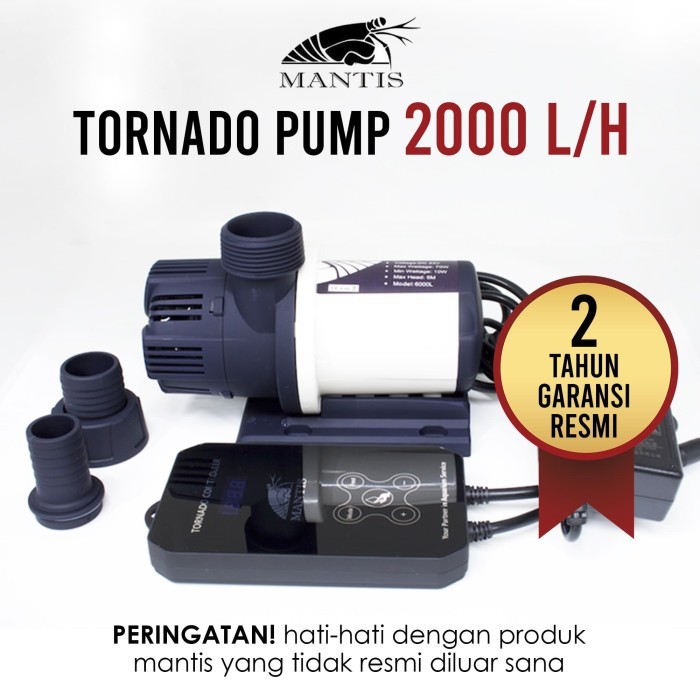 Mantis Tornado Pump 2000 L/H - Pompa Aquarium