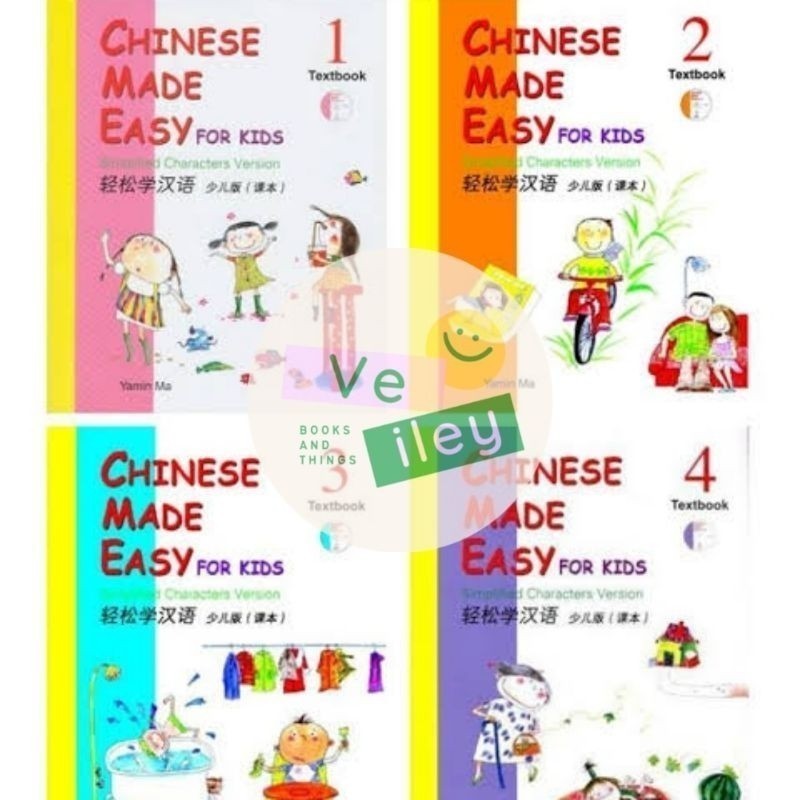 BUKU CETAK Chinese Made Easy 1st Edition Chinese Made Easy 1 2 3 4  Text Book Work Book