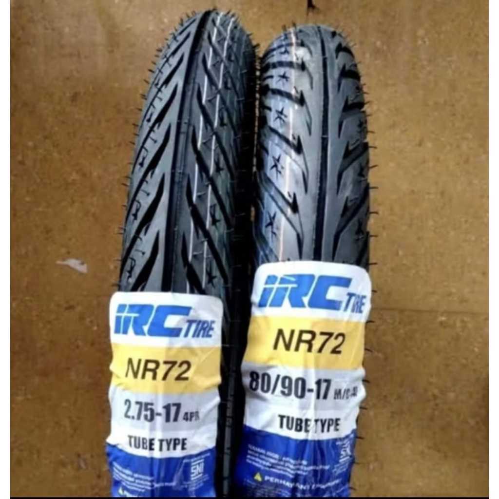 IRC BAN LUAR TUBE TYPE NR 72 RING 17. 80/90-17, 90/90-17, 250/17, 275-17. ORI 100% IRC