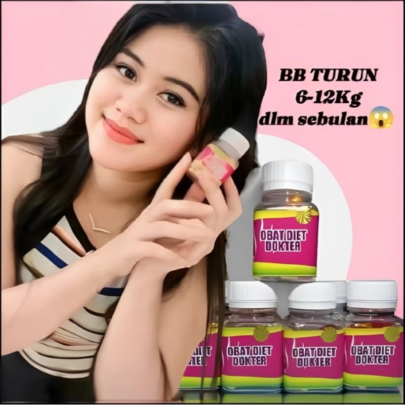 OBAT DIET DOKTER/pelangsing herbal original BPOM isi 30 kapsul