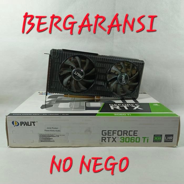 GPU NVIDIA GeForce RTX 3060 Ti 8GB GDDR6 VGA Graphics Card 3060Ti - PALIT DUAL