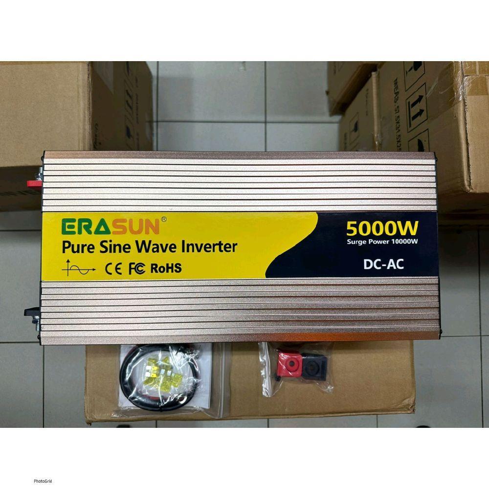 Power Inverter Pure Sine Wave PSW Sinus 5000W 24V / 48V ES5000 ERASUN