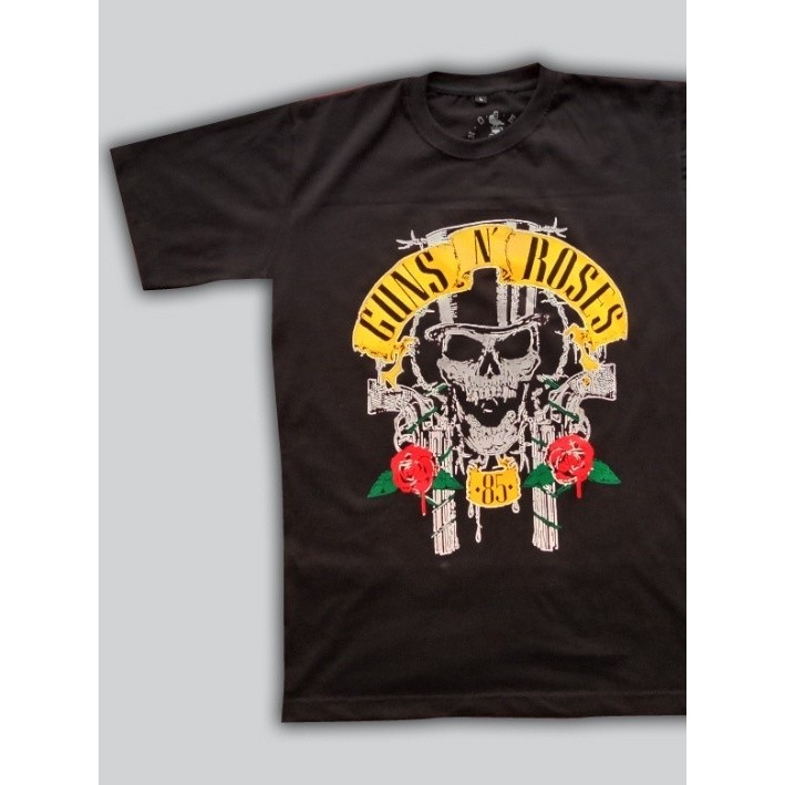 Kaos Band GNR Guns N Roses - KAOS BAND PREMIUM - HITAM - S, M, L, XL, XXL.