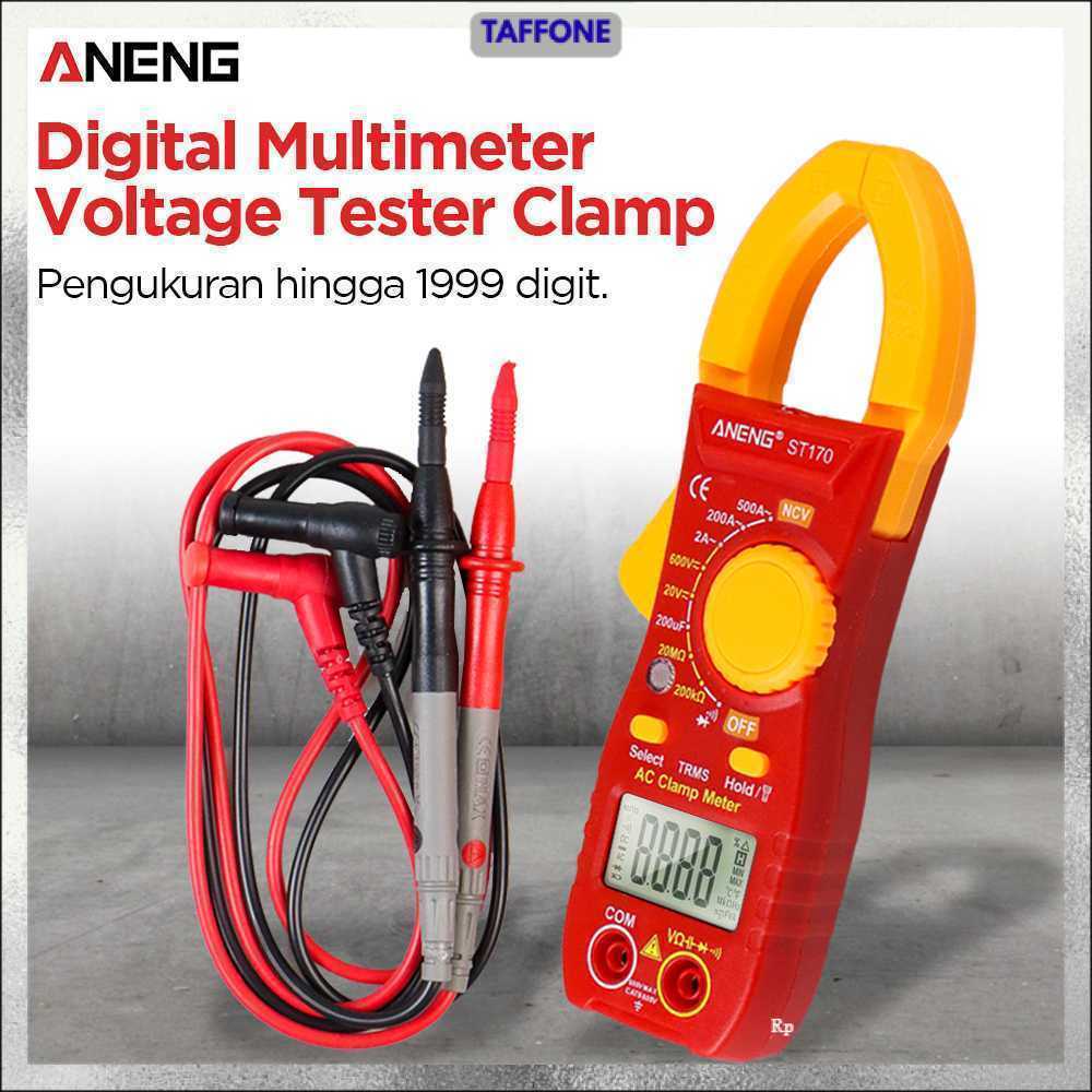 ANENG Digital Multimeter Tang Ampere Voltage NCV Tester Clamp - ST170