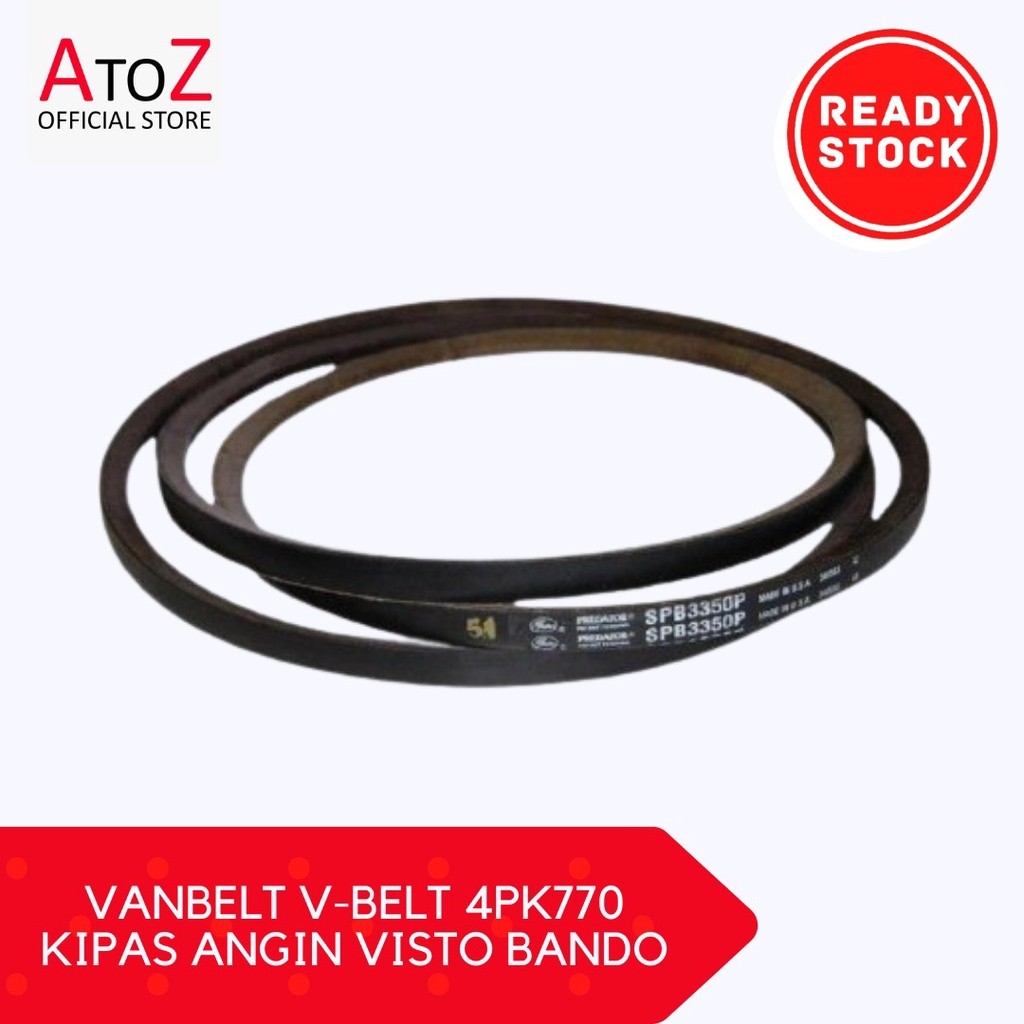 VanBelt - V Belt - Fan Belt  4PK770 KIPAS ANGIN VISTO BANDO - V-BELT 4PK770 KIPAS ANGIN VISTO BANDO