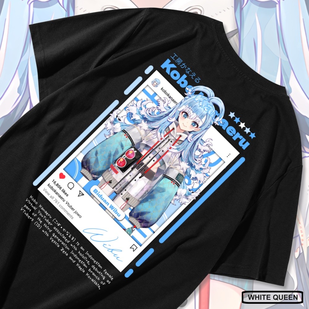 KAOS KOBO KANAERU VTUBER HOLOLIVE ID -   DESIGN VTUBER KOBO KANAERU HOLOLIVE ID