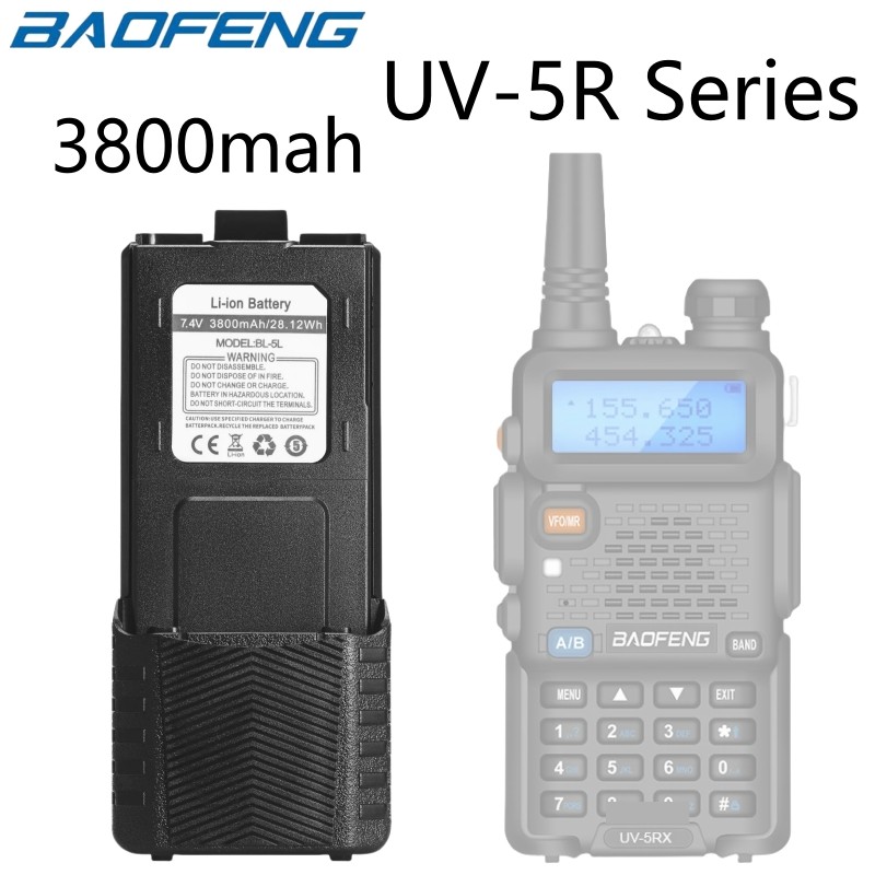 Baofeng Uv-5R Baofeng Dm-32Uv 7.4V 3800Mah Battery Type-C arger