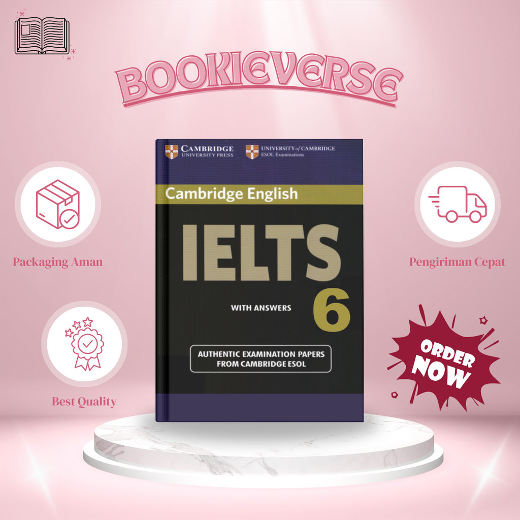 Buku IELTS 6 With Answer : Authentic Examination Papers From Cambridge Esol