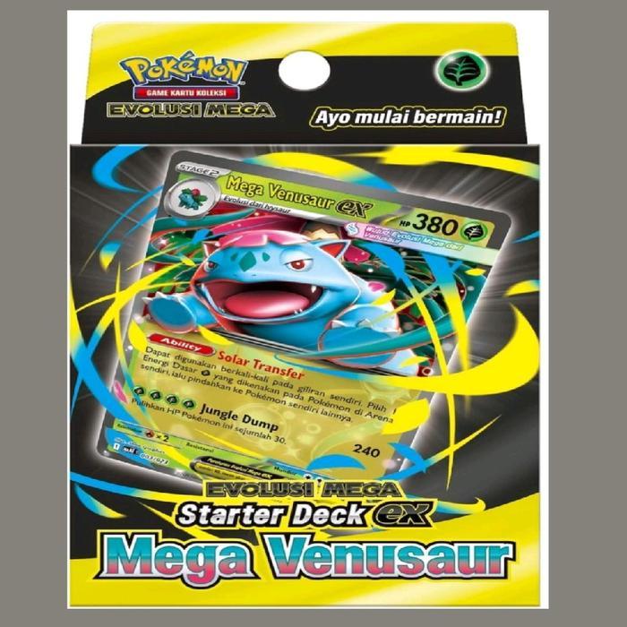 Kartu Pokemon TCG Starter Deck Ex Mega Venusaur / Original
