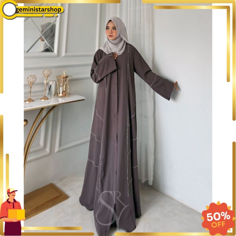 NEW NADINE ABAYA // BAJU ABAYA DUBAI // GAMIS TERBARU // ABAYA MESIR //  BAJU WANITA BUSUI // OUTER 