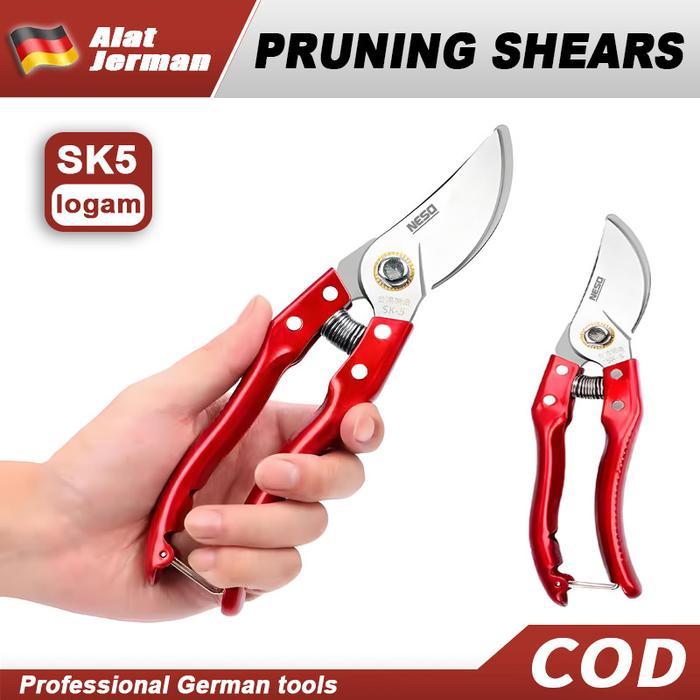 Neso Alat Jerman   Pruning Shears Gunting Dahan SK5/PVC (COD) Tanaman Rumput Kebun Gunting Gunting K