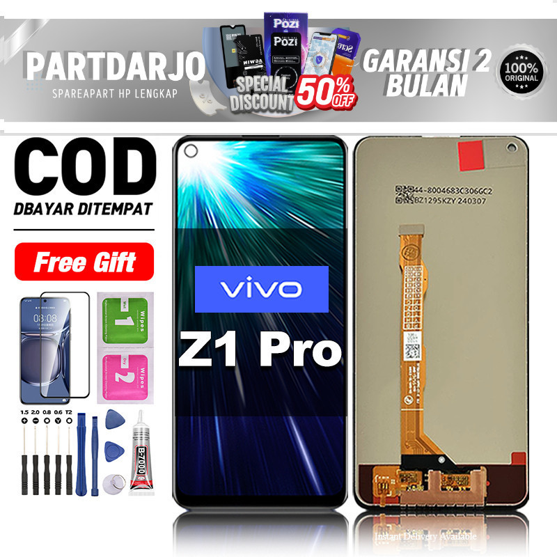 LCD VIVO Z1 Pro Fullset hp layar Touchscreen untuk Glass Touch Screen Digitizer COD -original free l