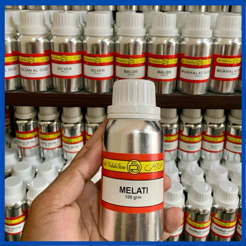 Melati AlRehab Bibit 100ml Parfum Arabian Original Segel Al Rehab 100.Ml Bibit Parfume 100Gram Aroma