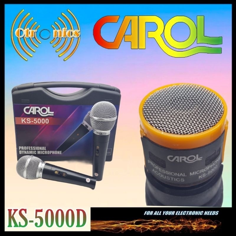 Microphone Kabel Carol KS-5000D Mic Kabel Carol 2mic