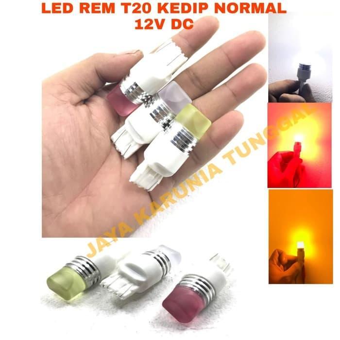 LED T20 REM SEIN SENJA DRL CANBUS KRISTAL KEDIP SAMA pcs BY ADN.in - MERAH