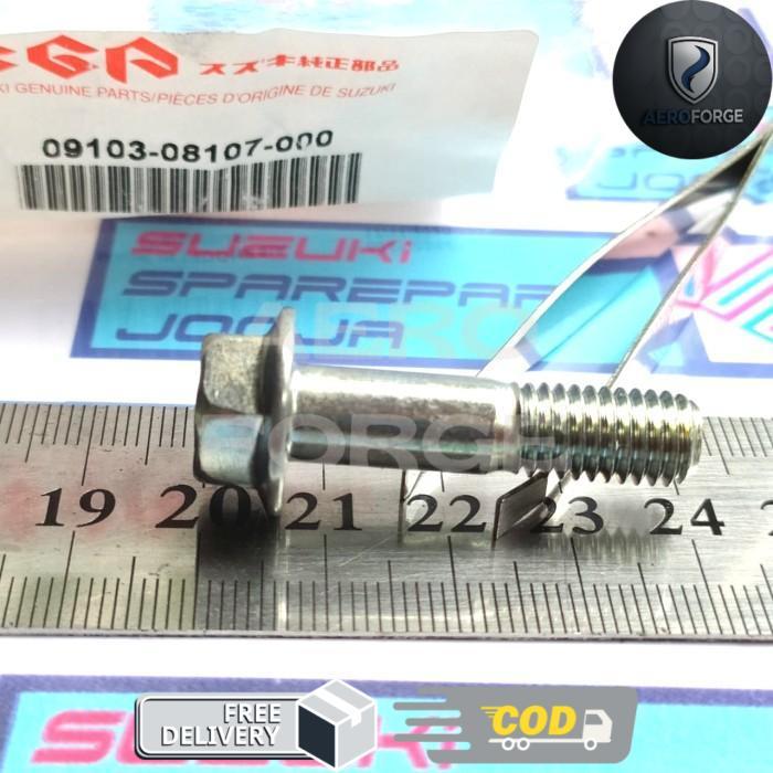 09103-08107-000 Baut Braket Kaliper Cakram Suzuki Skywave 125 Ori