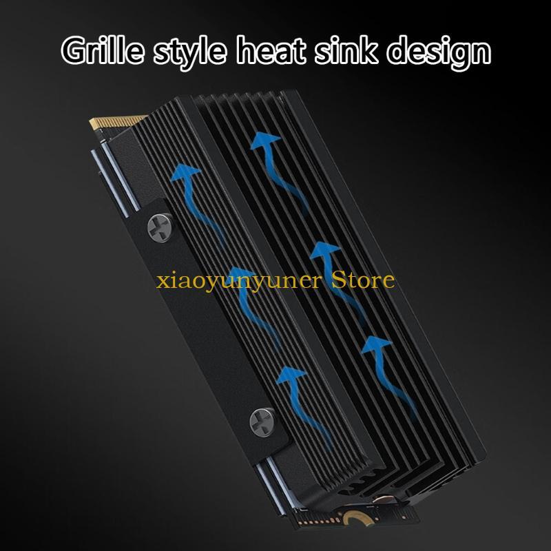 P9JB M.2 SSD Heatsink Heat Sink NVME M.2 2280 SSD Hard sk Aluminum Heat Sink