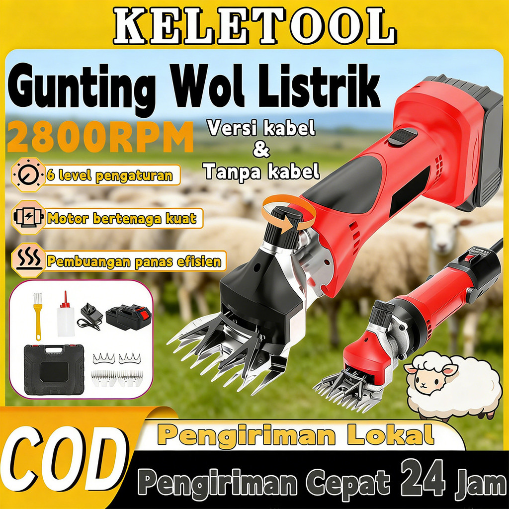 Mesin Potong Cukur Bulu Domba Kambing Goat Clipper Alat Cukur Kambing Mesin Pisau Cukur Bulu Clipper