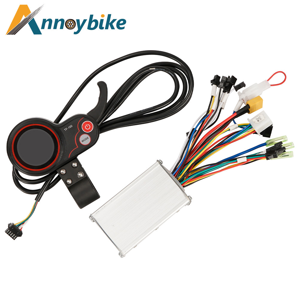 Sepeda Listrik 24V 36V 48V 350W Sepeda Elektrik ebike 5 pin Plug LED Display meter Kit Pengontrol Eb