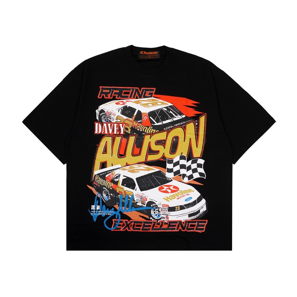 KKONTENER NASCAR ALLISON OVERSIZE TSHIRT BLACK Original