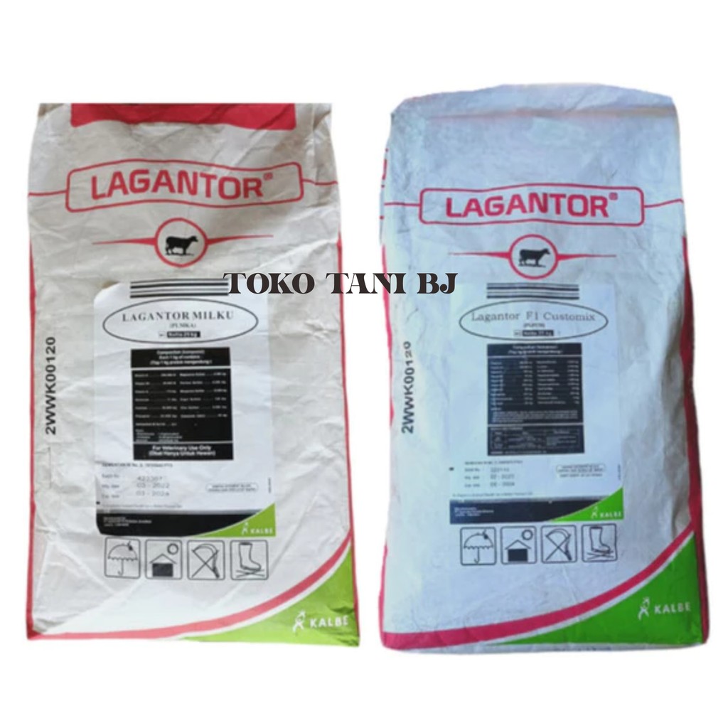{ BISA COD } LAGANTOR F1 CUSTOMIX 25 Kg | LAGANTOR MILKU 25 Kg - Premix untuk Sapi Kambing