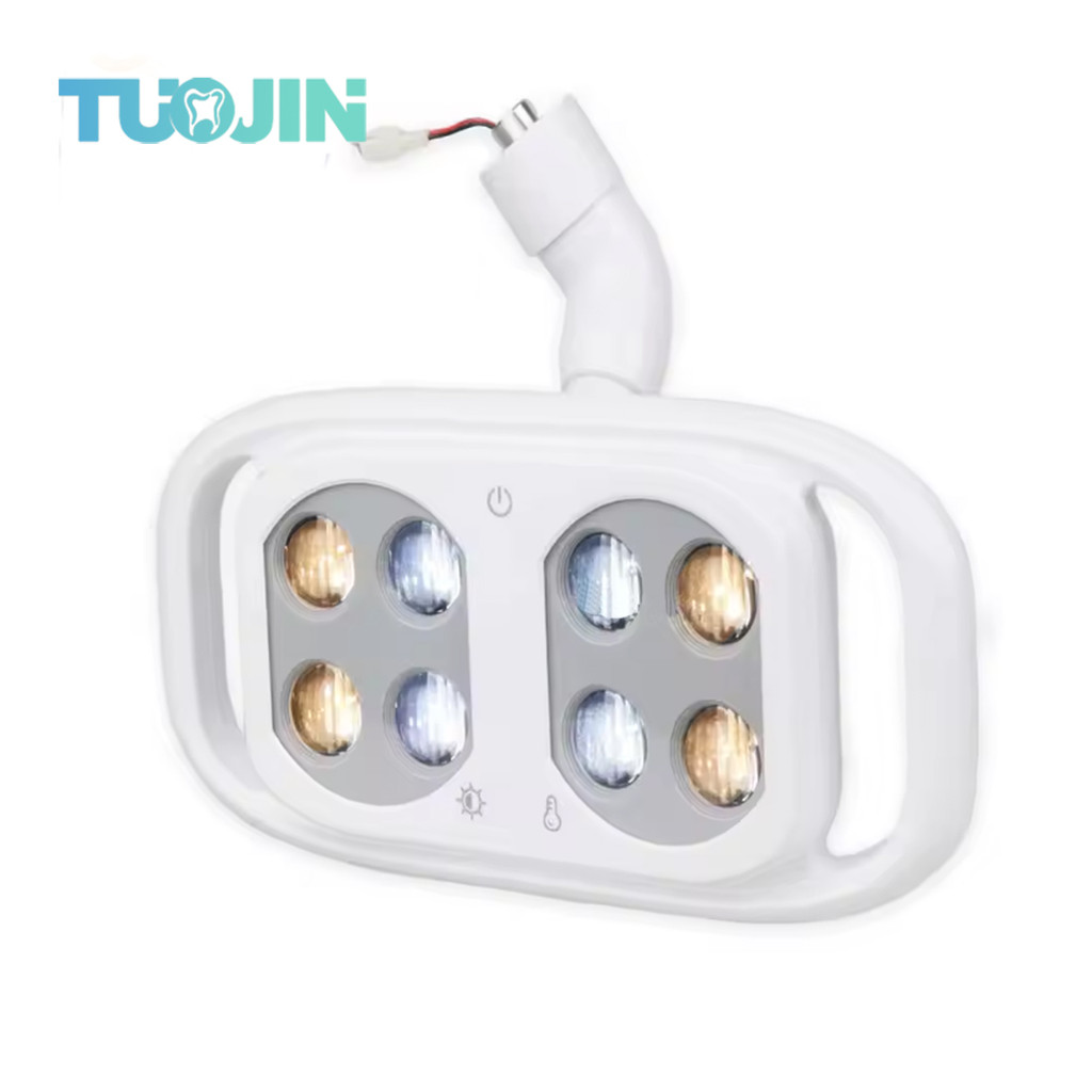 Lampu LED Gigi 8LED, Lampu Oral untuk Operasi Kedokteran Gigi, Lampu Sorot Inframerah Induktif untuk