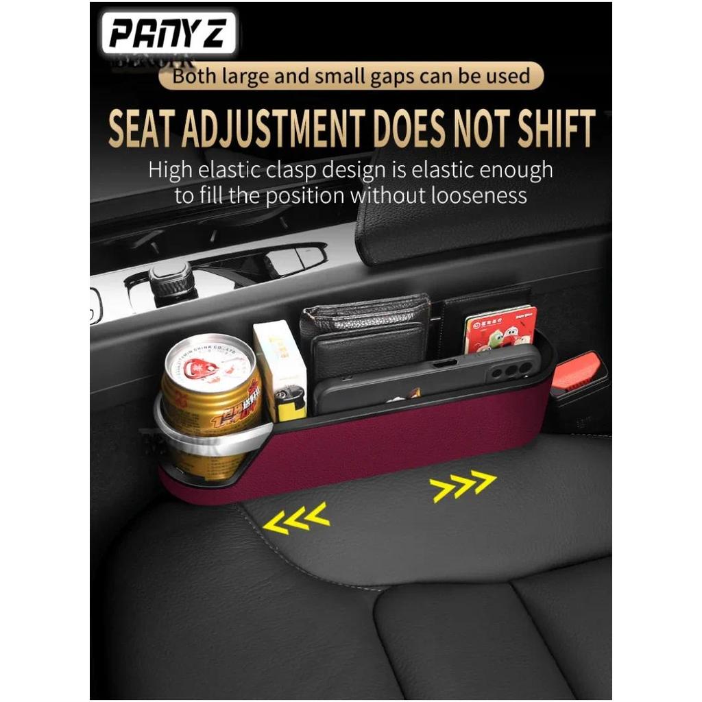 Car Seat Gap Leather Storage Box Seat Gap Pocket Storage Box Universal Car Seat Storage Box Card Pho