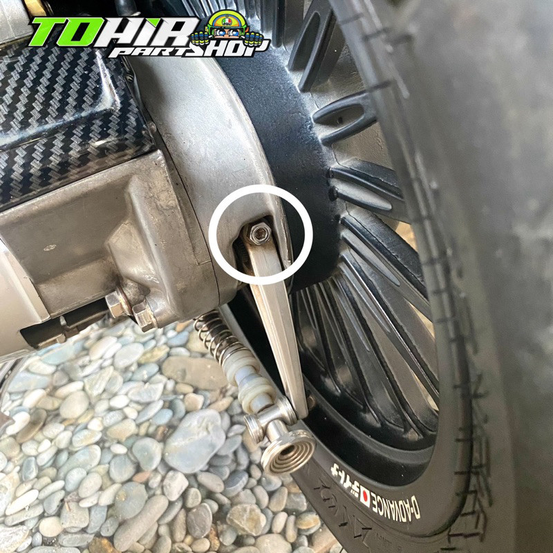 Baut Paha Rem belakang  Probolt Stainles HENG