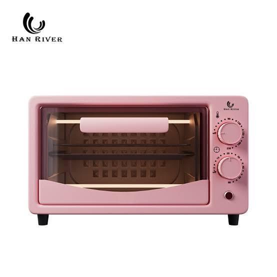 OVEN LISTRIK HAN RIVER WARNA PINK UNTUK MEMBUAT KUE DAN SEBAGAINYA