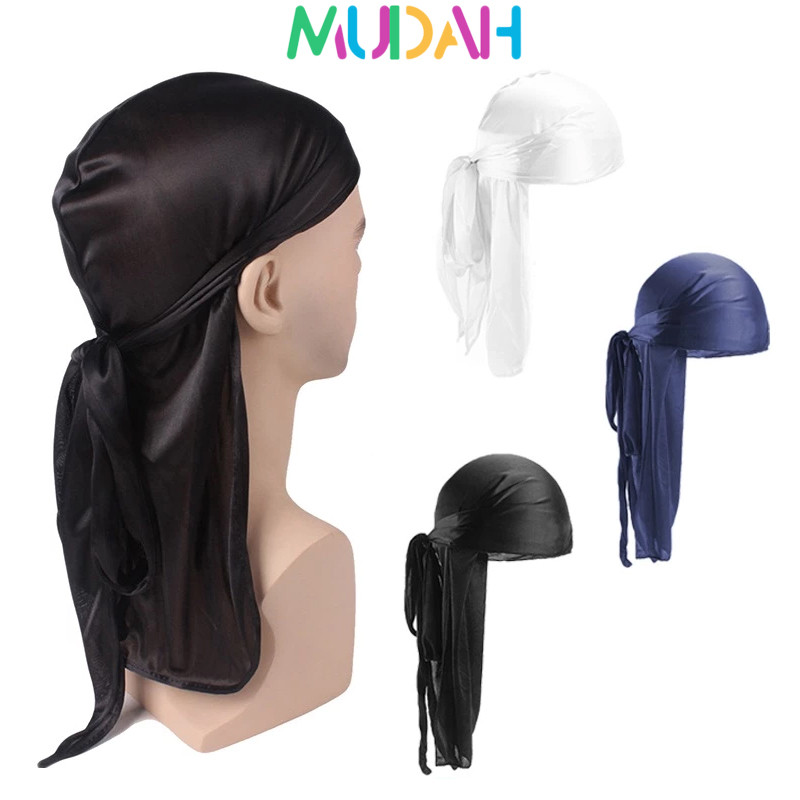 Durag Kepala/Bandana Durag Ekor Panjang Hip Hop/Topi Du-Rag