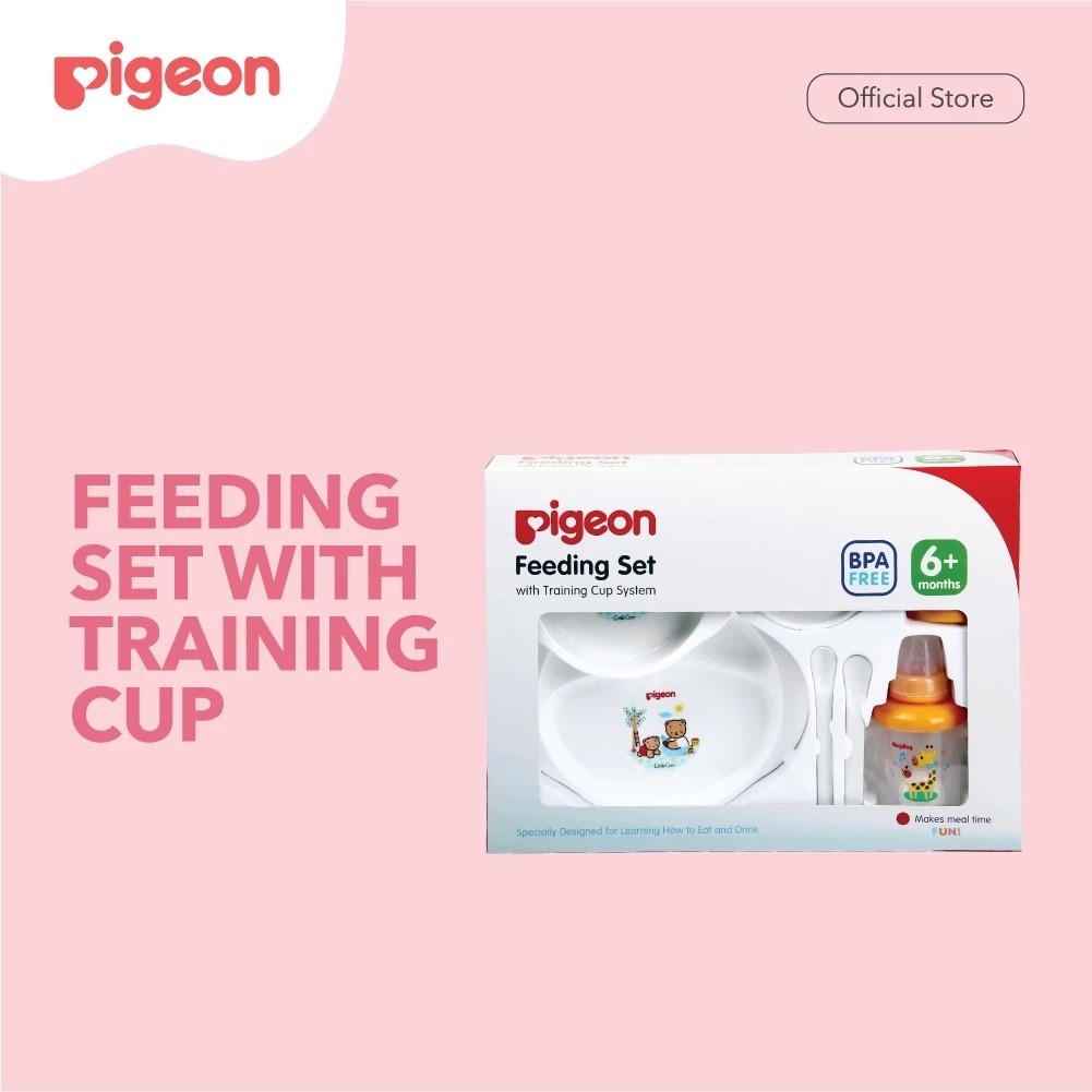PIGEON FEEDING SET WITH TRAINING CUP SYSTEM / PERLENGKAPAN MAKAN BAYI