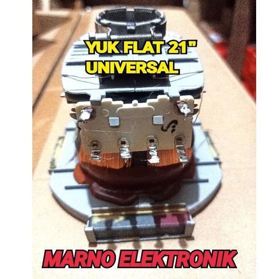 YOKE YUK FLAT PLAT KONDE TV TABUNG LAYAR DATAR 21 IN UNIVERSAL ORI sperpart